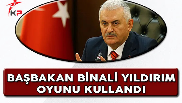 Başbakan Binali Yıldırım Oyunu İzmir'de Kullandı