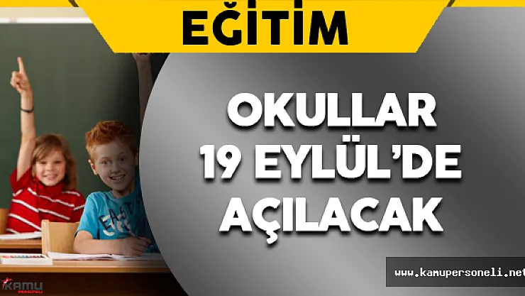 Başbakan Okulların Açılacağı Kesin Tarihi Verdi