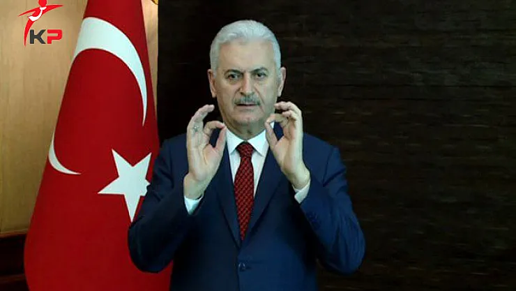 Başbakan Yıldırım'dan İşaret Diliyle Evet Daveti