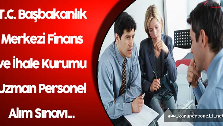 Başbakanlık Hazine Müsteşarlığı Uzman Personel Giriş Sınavı