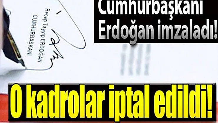 Başpolislik ünvanı iptal edildi!