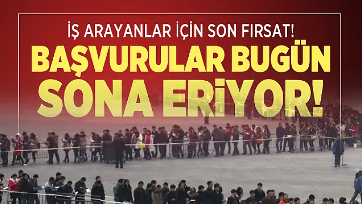 Başvurular bugün sona eriyor! KPSS'siz KPSS'li kamu kurumları erkek kadın personel alacak!