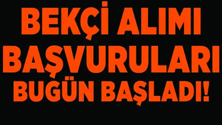 En az ilkokul mezunu bekçi alımı başladı: 18 -55 yaş arası başvuru yapabilecek! Ekim ayı bekçi alım ilanları güncellendi