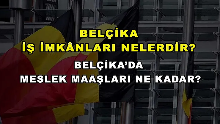 Belçika İş İmkanları Nelerdir? Belçika'da Meslek Maaşları Ne Kadar?