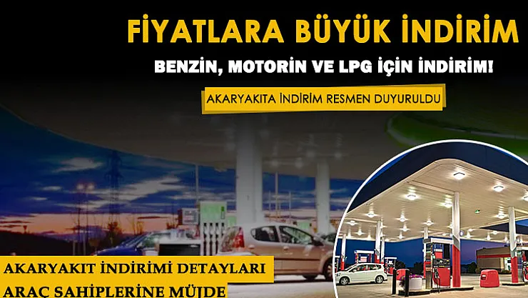 Benzin, motorin ve LPG otogaz alan araç sahiplerine 40 TL indirim müjdesi! Araç sahipleri için akaryakıt fiyatlarına yapılacak indirimin detayları belli oldu