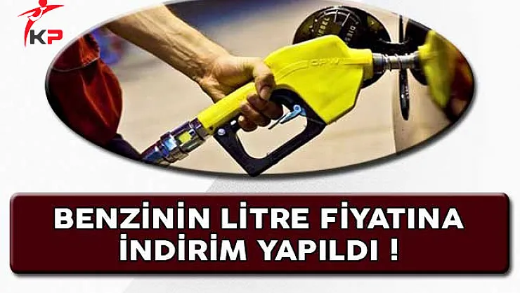 Benzinin Litre Fiyatına İndirim Yapıldı