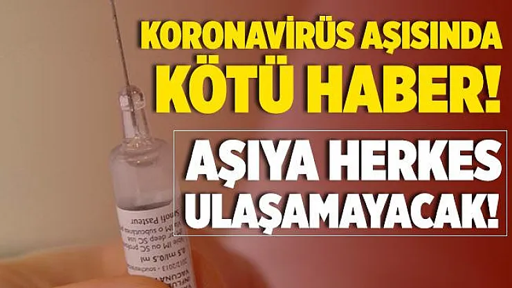 Bilim Kurulu üyesi Prof. Dr. Serhat Ünal'dan kötü haber! En az 6 ay aşıya herkesin ulaşması imkansız!