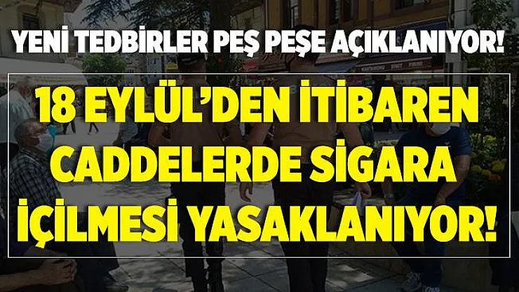 Bir ilimize daha sigara yasağı geldi! 18 Eylül'den itibaren uygulanacak!