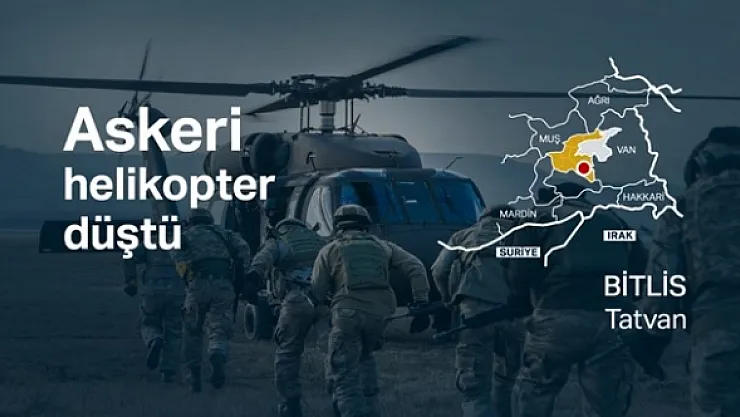 Bitlis'te helikopter kazası! 11 Asker şehit oldu!
