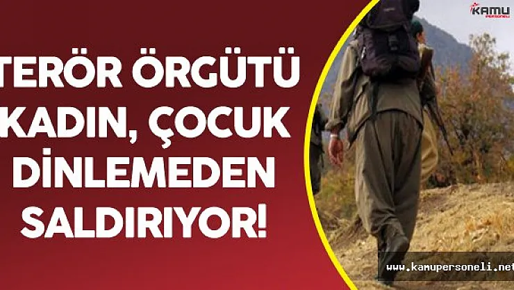 Bölücü Terör Örgütü PKK Yine Sivilleri Hedef Aldı