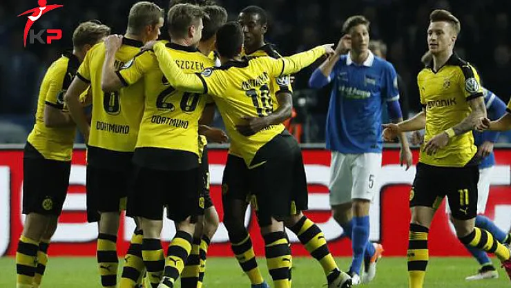 Borussia Dortmund Hertha Berlin'i Almanya Kupası'ndan Eledi!