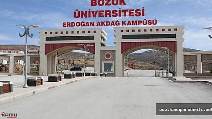 Bozok Üniversitesi 1 Akademik Personel Alacak