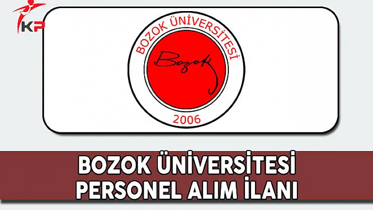 Bozok Üniversitesi Personel Alıyor