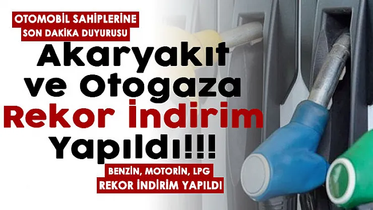 BP'den otomobil sahiplerine son dakika duyurusu! Benzin, motorin ve LPG'ye rekor indirim yapıldı