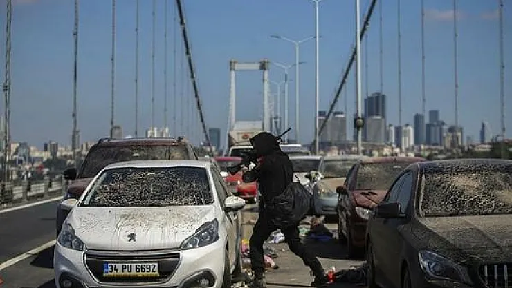 Bu fotoğraflar bugün 15 Temmuz Şehitler Köprüsü'nde çekildi!
