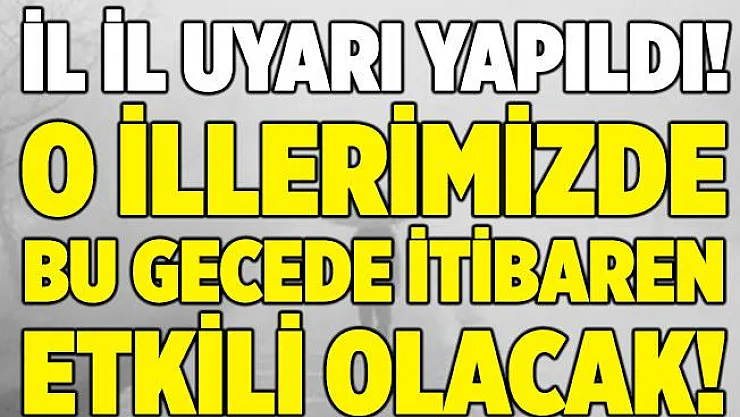 Bu gece için kesinlikle tedbirinizi alın: İlerleyen saatlerde başlayacak! Yarın akşam saatlerine kadar felaketi yaşatacak