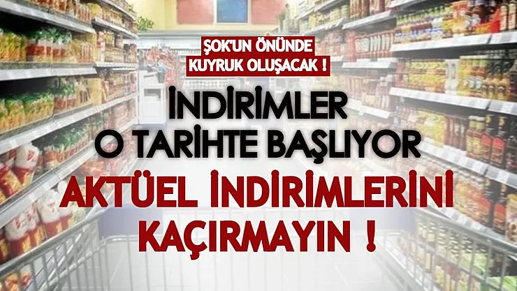 Bu tarihte ŞOK'un kapısında kuyruk oluşacak! Uygun fiyatlı aktüel ürünleri kaçırmayın!