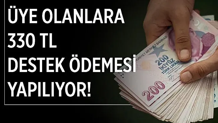 Bu yardımı çoğu kişi bilmiyor ama üye olan herkese 330 TL ödeme yapılıyor! Başvuru şartları nedir?