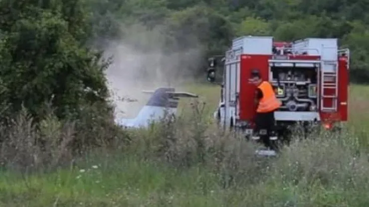 Bulgaristan'da Uçak Düştü! Ölüler Var