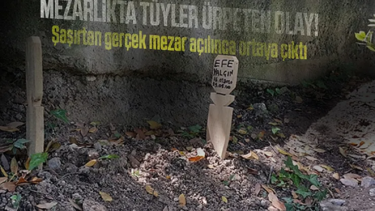 Bursa'da mezarlıkta tüyleri ürperten olay! Şaşırtan gerçek mezar açılınca ortaya çıktı