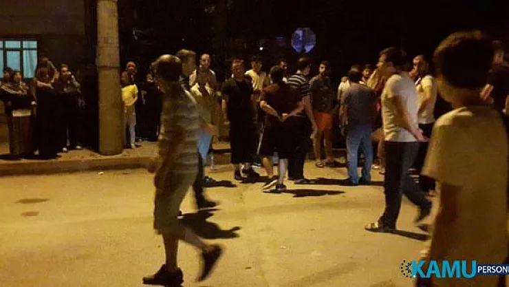 Bursa'nın İnegöl ilçesinin Kemalpaşa Mahallesindeki kaza mahalleliyi ayağa kaldırdı