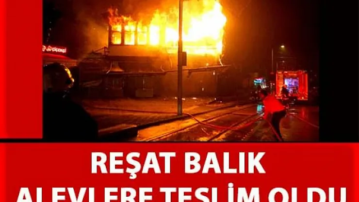 Bursa'nın sembolü Reşat Balık alevlere teslim oldu