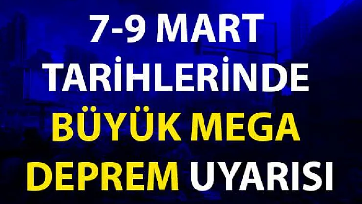 Büyük deprem için tarih verdi! 7 ila 8 büyüklüğünde mega deprem uyarısı!