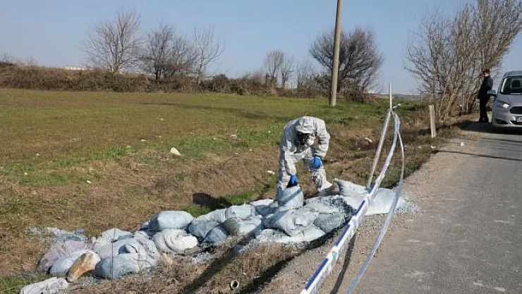 Büyükçekmece'de 'tehlikeli atık' şüphesi
