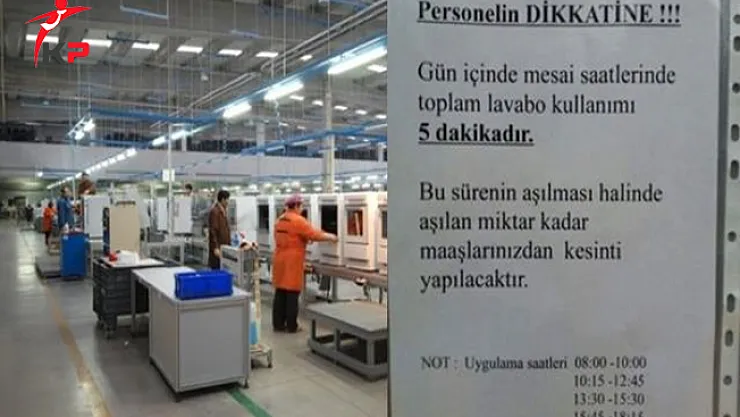 Çalışanlara mesai saatleri içinde tuvalet yasağı getirilebilir mi?