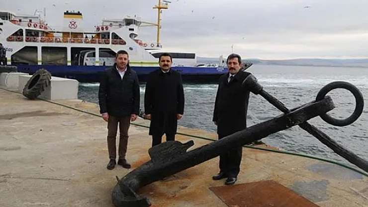 Çanakkale'nin Lapseki ilçesinde 100 yıllık 3 tonluk çapa bulundu