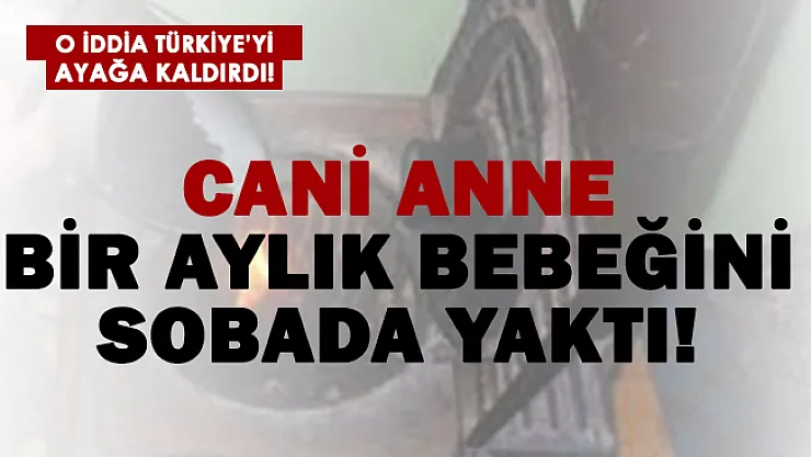 Cani anne yeni doğan bebeğini sobada yaktı!