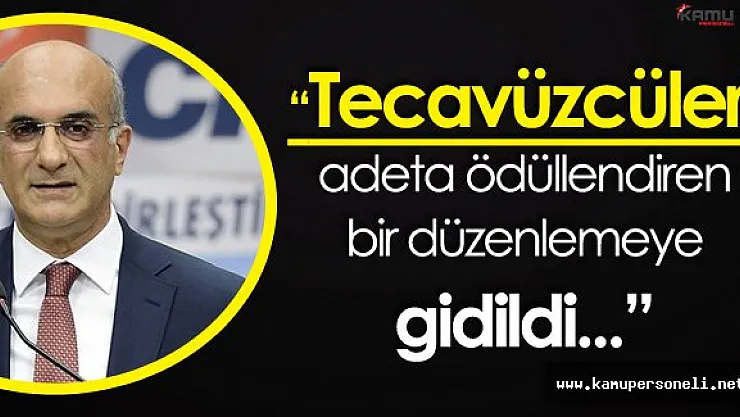 CHP Genel Başkan Yardımcısı Bingöl:" Bir Sapıklığın Tezahürüdür O Önerge!"