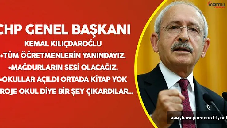 CHP Genel Başkanı Kılıçdaroğlu Sert Konuştu :" Hangi Vicdana Sığar Bunlar?"