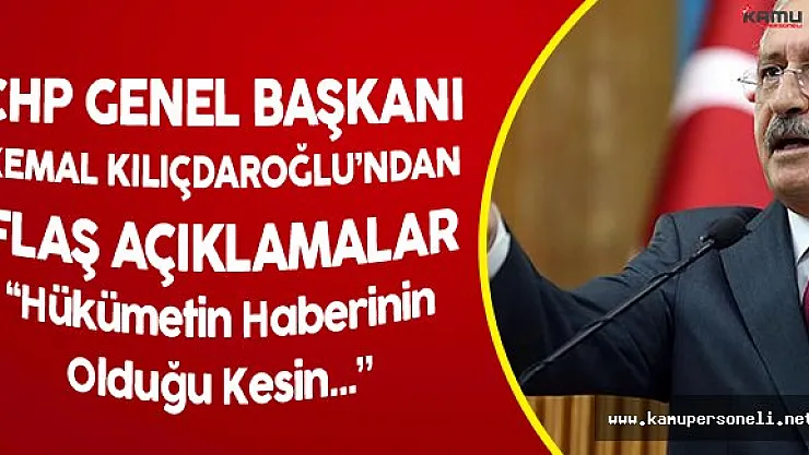CHP Genel Başkanı:" Öldürülmem Mi Gerekiyor?"