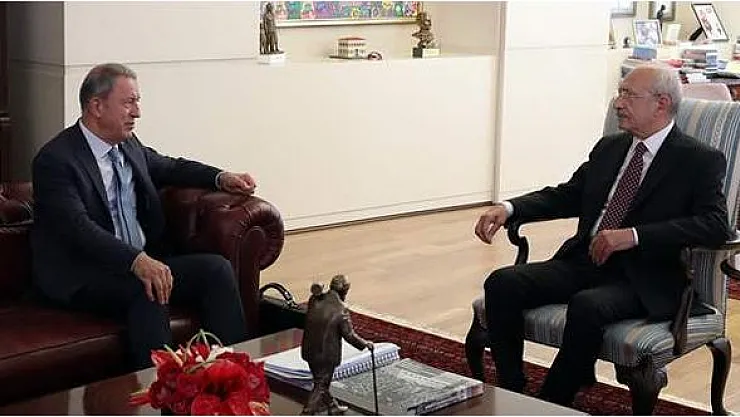 CHP Lideri ile görüşen MSB Bakanı Akar'dan flaş açıklama: Bizim bir sıkıntımız yok