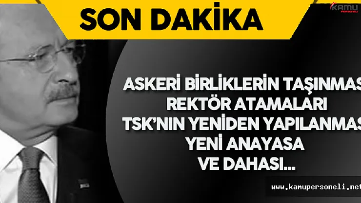 CHP Lideri Kılıçdaroğlu: " O Zaman Darbecilerden Ne Farkınız Kalır?"