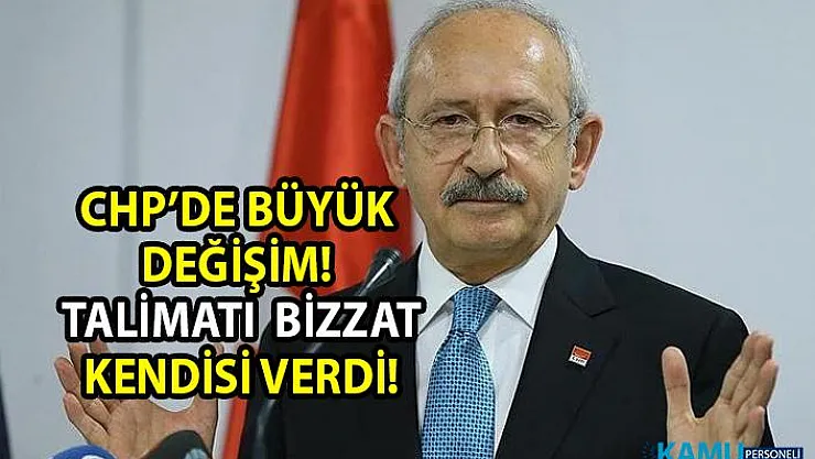 CHP'de büyük değişim! CHP Lideri Kemal Kılıçtaroğlu, parti programının yenilenmesi için talimat verdi!