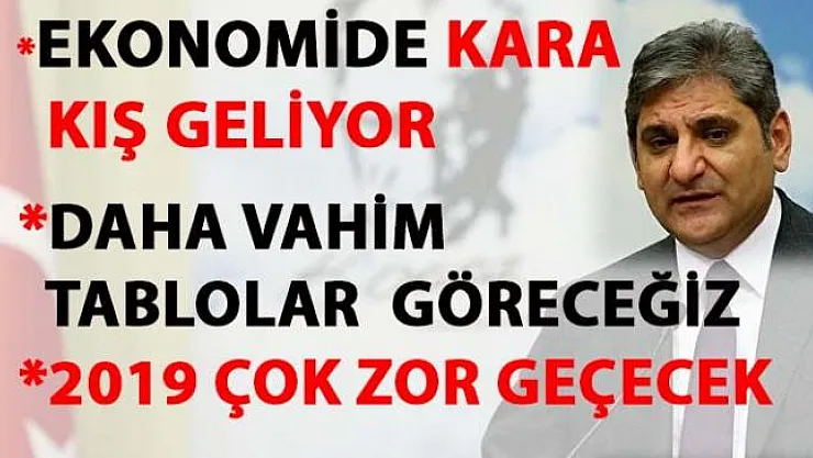 CHP'li Erdoğdu: Ekonomide kara kış geliyor