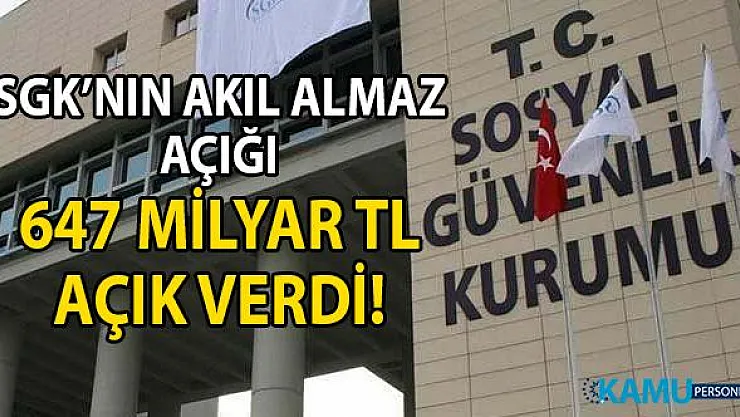 CHP'li Erdoğdu SGK'nın 647 milyar TL açığı olduğunu söyledi! Rakamlarla SGK gerçeği!