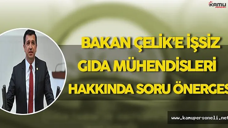 CHP'li Gaytancıoğlu'ndan Bakan Faruk Çelik'e Soru Önergesi