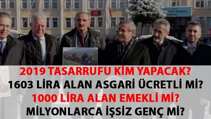 CHP'li Kaya 2019 Tasarruf Bütçesini eleştirdi