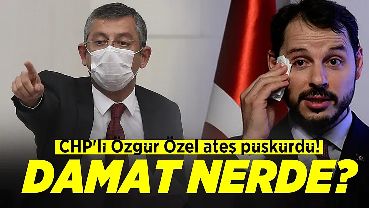 CHP'li Özgür Özel ateş püskürdü! Damat nerde?