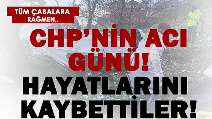 CHP'nin acı günü! İstanbul eski il başkan yardımcısı ve eşi hayatını kaybetti!