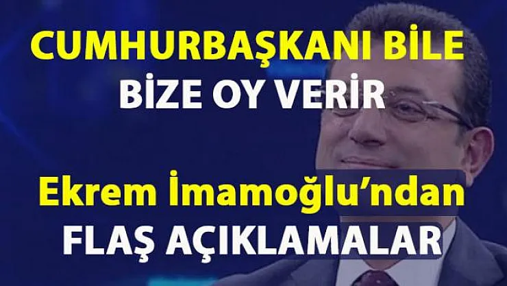 CHP'nin İBB Başkan Adayı Ekrem İmamoğlu'ndan flaş açıklamalar