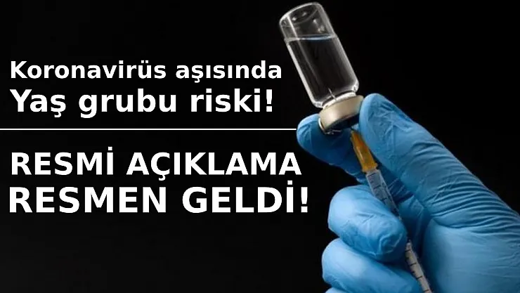 Çin'den gelen koronavirüs aşısında yaş grubu riski! Açıklama geldi!