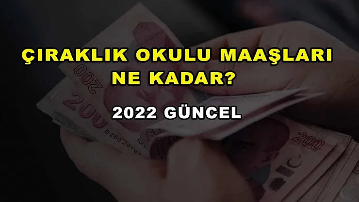 Çıraklık Okulu Maaşları Ne Kadar? 2022 Güncel