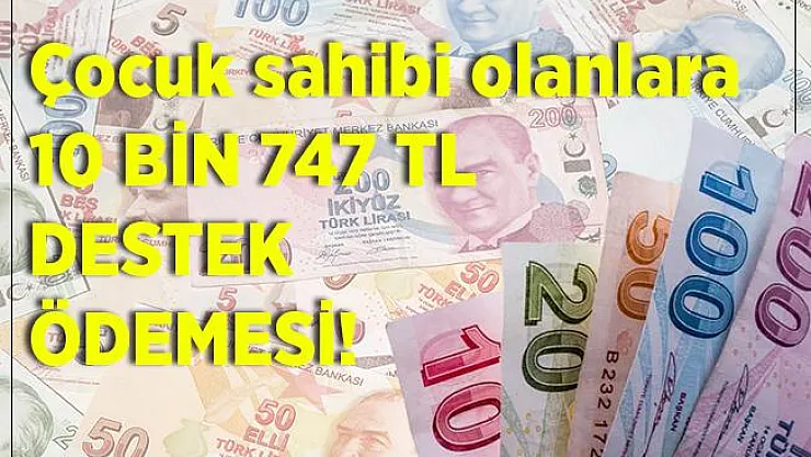 Çocuk sahibi olanlara devletten 10 bin TL destek ödemesi! 10 bin TL destek ödemesi nasıl alınır?