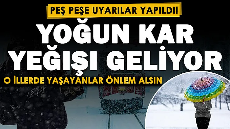 Çok sayıda şehir için uyarı yapıldı! Sıcaklıklar 8 derece düşecek! O illere yağmur ve kar yağışı geliyor: Önlem alın