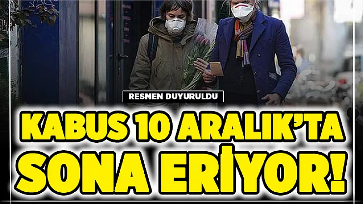 Corona virüs salgını 10 Aralık'ta rüya oluyor!