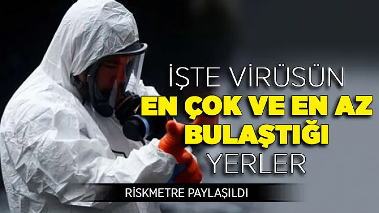 Corona Virüsünün En Çok ve En Az Bulaştığı Yerler Belli Oldu ! İşte Detaylar